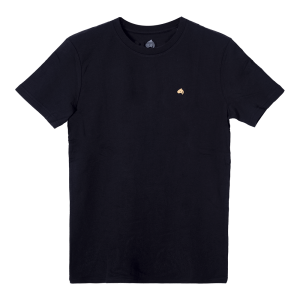 Willy black t-shirt front view